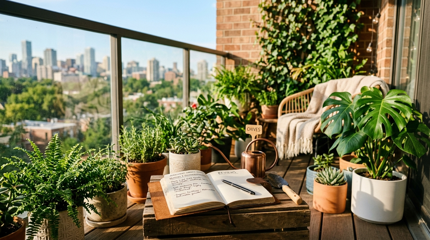 Apartment gardening tools and supplies for product reviews