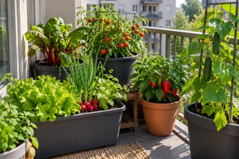 Best vegetables to grow in an apartment in containers on a small balcony